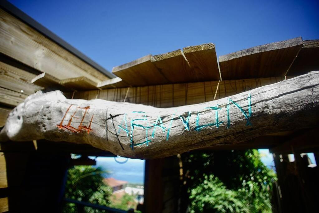 Bungalow Ecologique Avec Toilettes Seches Leu Kabanon Vue Mer Saint-Leu Exterior foto